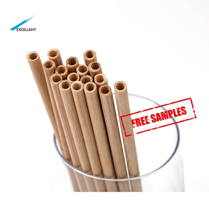 Hot Selling Bamboo Straws Disposable Biodegradable Natural Organic Eco Bamboo Drinking Straws