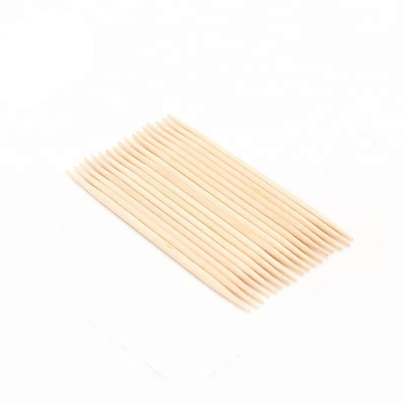 Eco-Friendly Disposable Toothpick Paper Bag Single Head Wooden Toothpick for Food Use Hotels