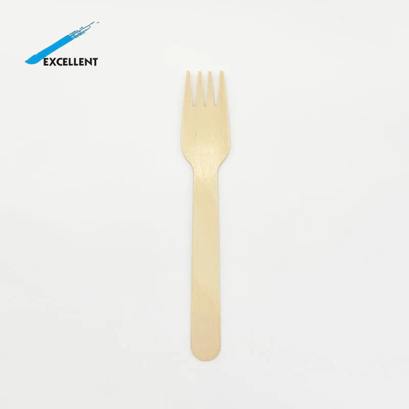 Party Restaurant Utensils Kitchenware Set Wooden Cutlery Disposable Cutlery Wooden Forks
