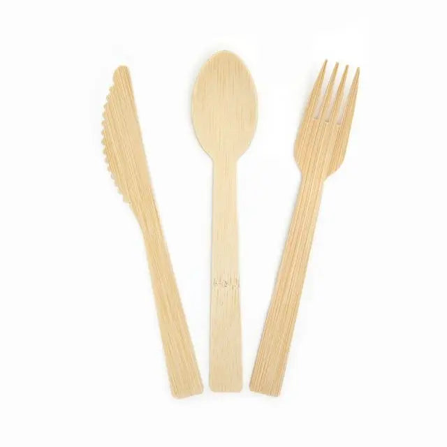 Factory Price Bamboo Cheese Knife Bamboo Cake Knife Bamboo Forks Spoons Knives
