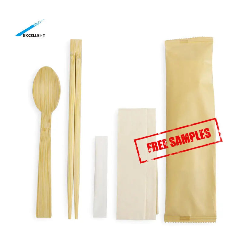 Cheap Price Custom Bamboo Set  Disposable Mini Bamboo Cutlery Manufacturer New Style Bamboo Knife Fork Spoons