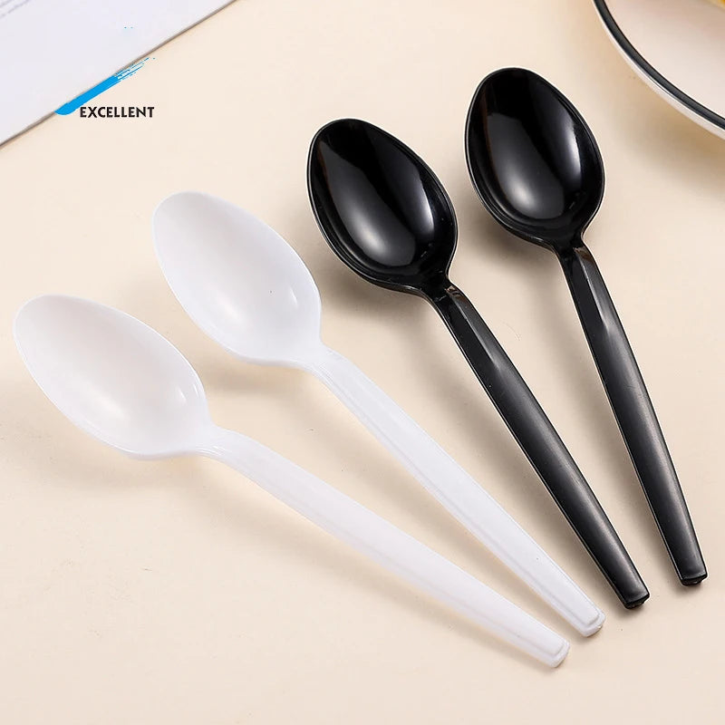 Good Quality Control Food Grade 100% PLA Cutlery Customized Spoons and Forks Compostable Cutlery Set
