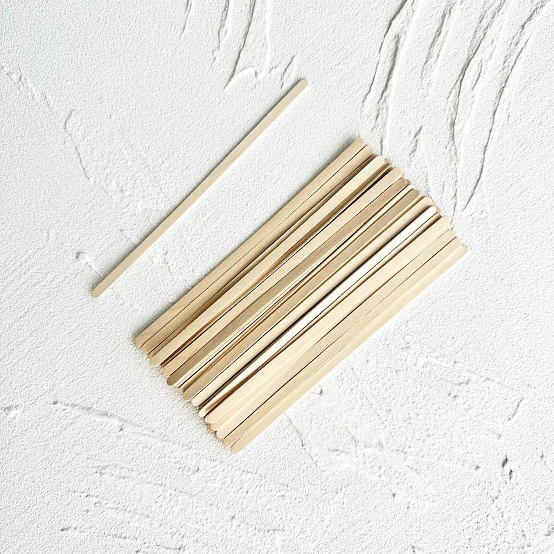 Natural Custom 190mm Wood Coffee Stirrer Sticks Biodegradable Coffee Wooden Coffee or Tea Stirrers
