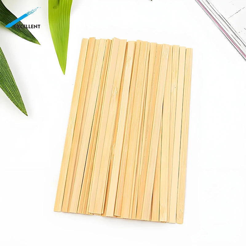Customization Espresso Coffee Stirrers Honey Stir Sticks Individual Paper Wrapped Disposable Eco-Friendly Bamboo Coffee Stirrers