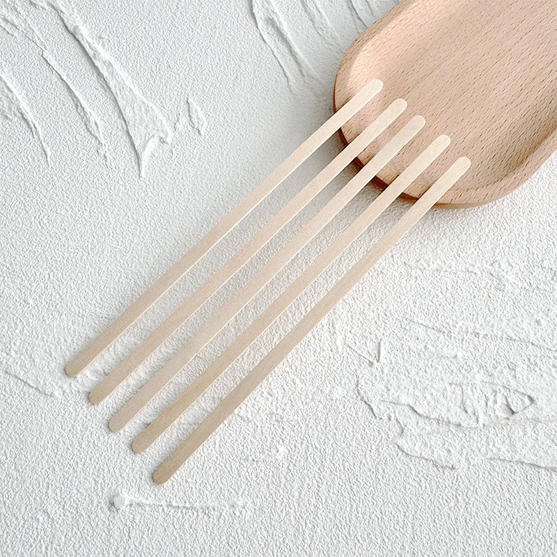 Natural Custom 190mm Wood Coffee Stirrer Sticks Biodegradable Coffee Wooden Coffee or Tea Stirrers