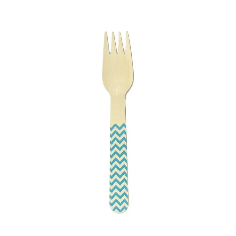 Disposable Wooden Cutlery for Weddings Birthdays Biodegradable Wooden Fork for Party Utensils
