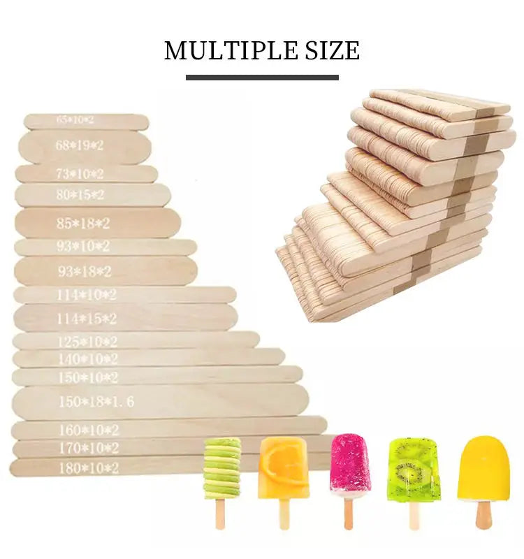 Best Selling Eco Friendly Wooden Ice Cream Sticks Birch Popsicle Stick for Ice Cream