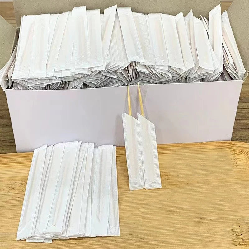 Factory Eco-Friendly Biodegradable Disposable Custom Japanese Style Wooden Toothpicks 6.5cm Party Appetizers Olive Fruit Display