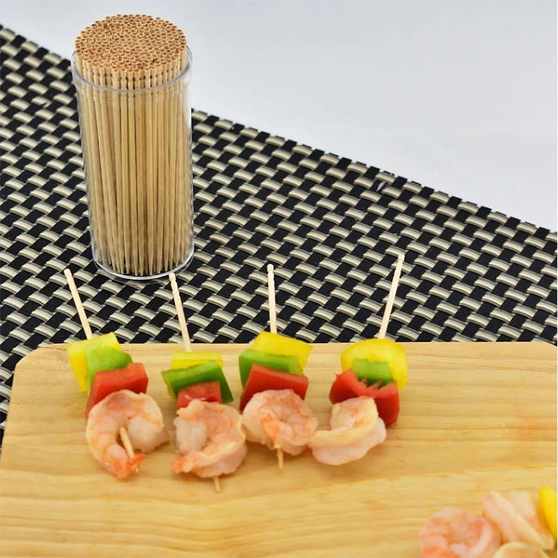 Factory Customization Wooden Toothpick in Bottle Wood Toothpick in Bulk Birch Wooden Toothpick