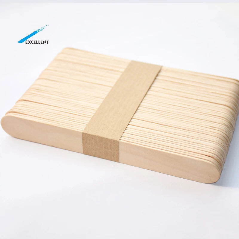 Factory Price Natural Wood Disposable Tongue Depressor Spatulas Sterile Wooden Tongue Depressor