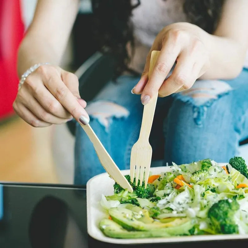 Free Sample China Manufacturer Biodegradable Disposable Wood Cutlery Set Wooden Knife Fork Spoon for Dessert