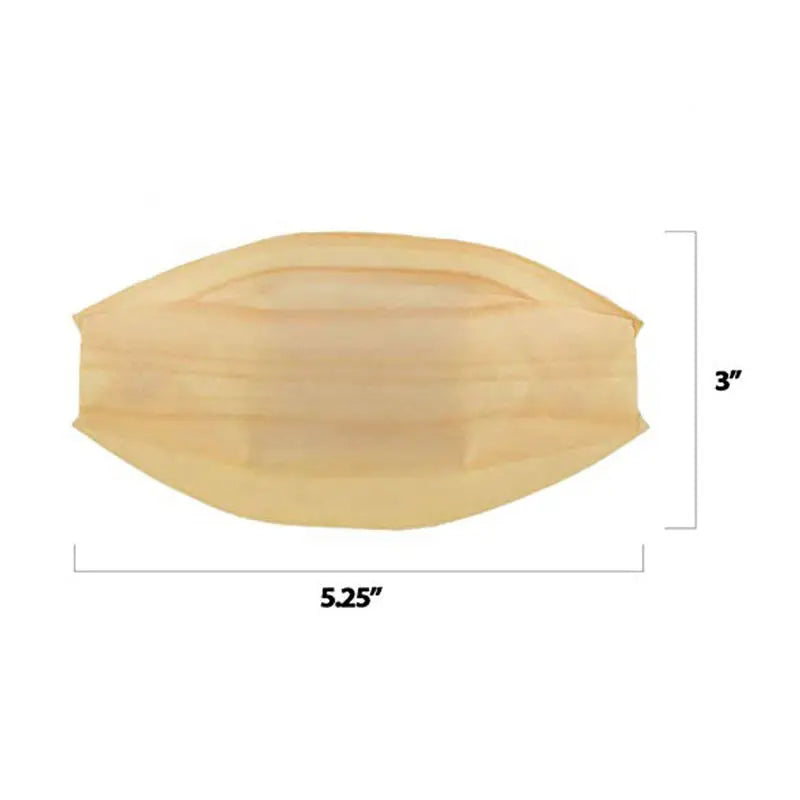 Biodegradable 100% Disposable Wooden Boat Shaped Plate for Sushi Made