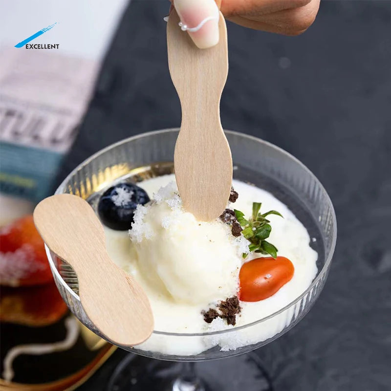 Free Samples Hot Selling Custom Popsicle Sticks Wooden Ice Cream Sticks