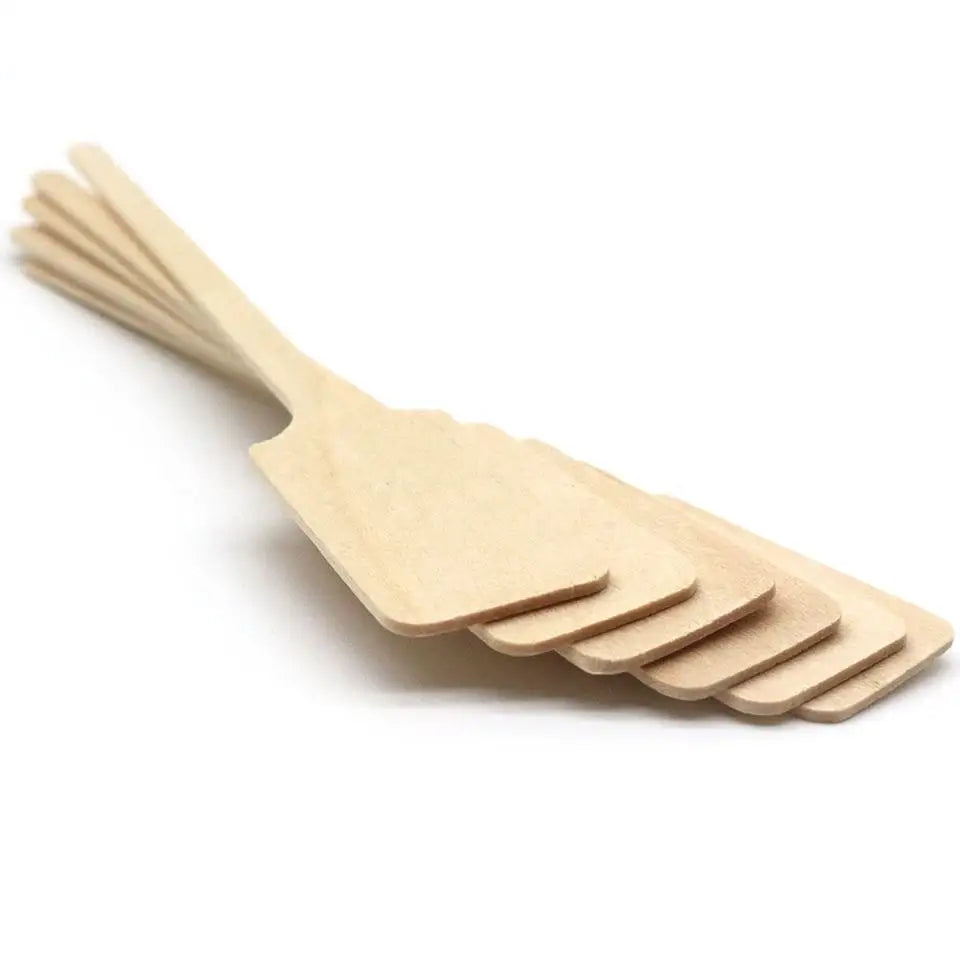 Wholesale Square Wooden Coffee Stirrers Disposable Biodegradable Eco-Friendly Custom Logo for Cafe Use