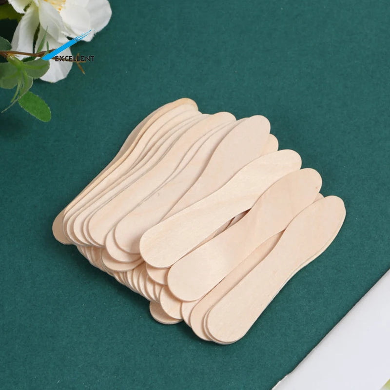 China Manufacturer Supply Eco-friendly Wooden Spoon Ice Cream Scoop Wooden Ice Cream Spoon
