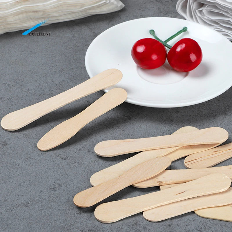 Discounted Price Customized Size Wooden Ice Cream Sticks Ice Cream Scoop for Sale