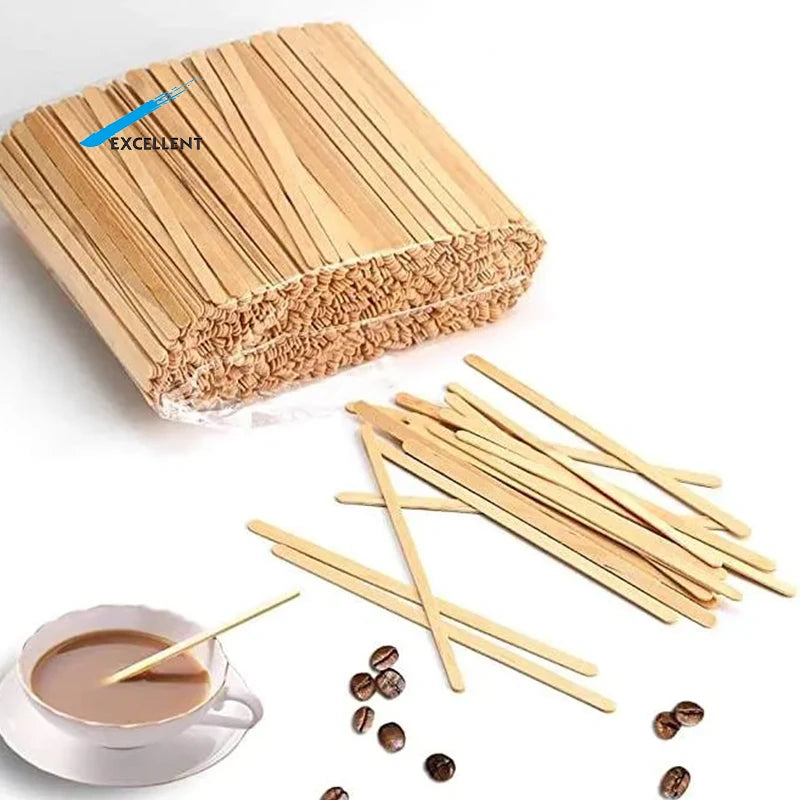 Chinese Supplier High Quality Factory Individually Wrapped Wooden Coffee Stir Stick for Coffee Shop