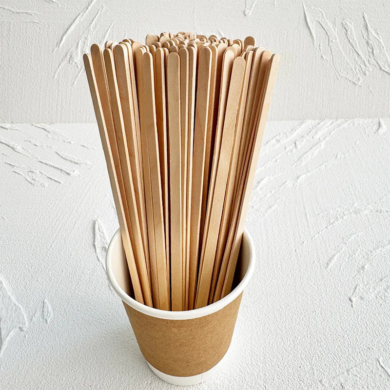 Special Price Wooden Coffee Stirrer Disposable Coffee Stir Sticks Beverage Mixer Coffee Bar Accessories
