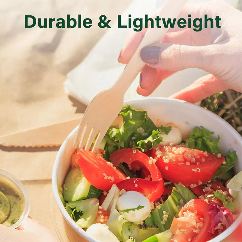 China Manufacture Factory Price Wooden Forks Disposable Eco Friendly Wooden Fork