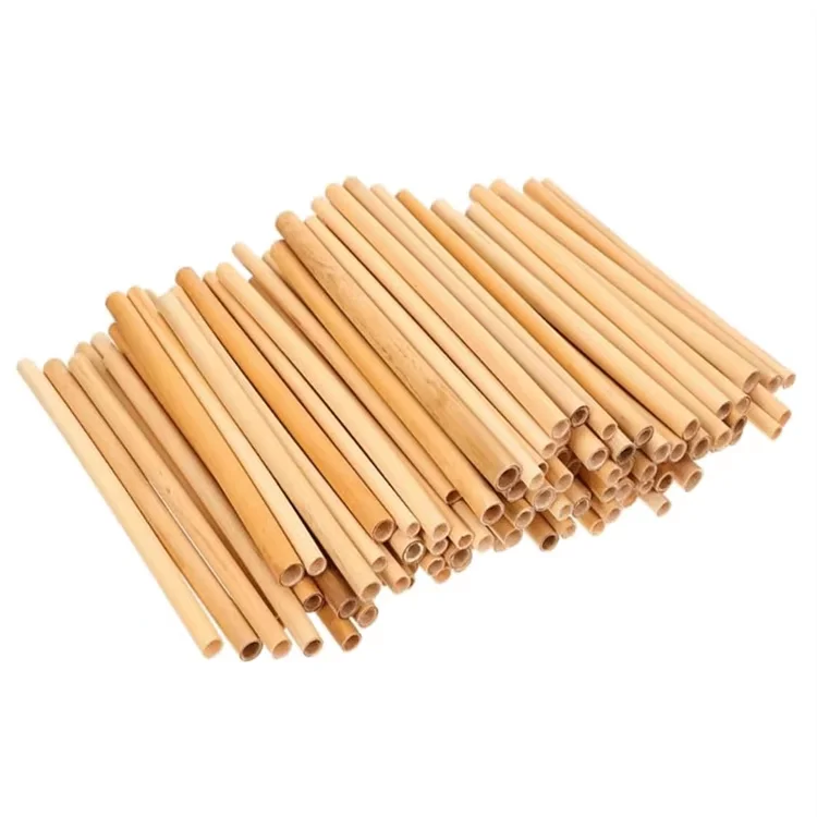 Free Samples Disposable Bamboo Straws for Parties Convenient and Sustainable Alternative to Plastic Coffee Straws