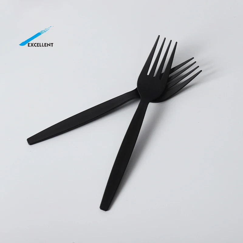 Wholesale Ice Cream Spoon Salad Knife Fork Set White Compostable PLA Disposable Cutlery