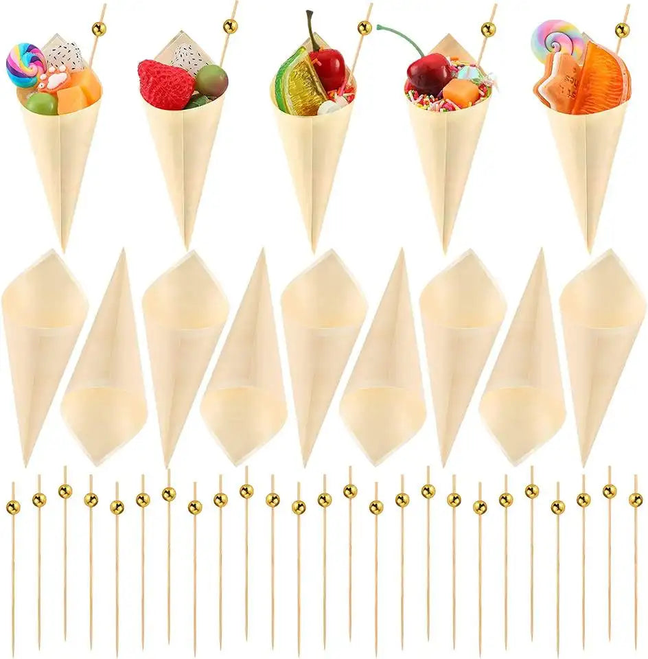 Wholesale Custom Packing Eco-friendly Disposable Wooden Boat Japanese Classic for Buffet Restaurant Ice Cream Making