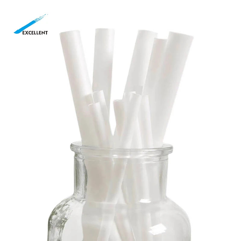 Custom Printed Eco-friendly PLA Drinking Straws 6mm 8mm 10mm 12mm PLA Straws Biodegradable Individually Wrapped Pla Straws