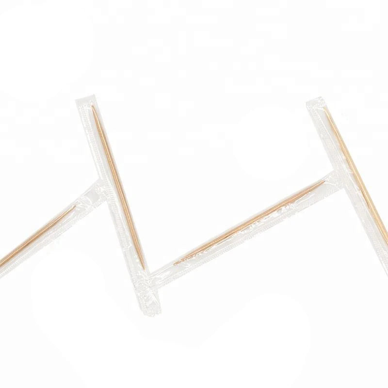 Customized Logo Natural Wooden Tooth Skewer Sticks Manufacturer Factory Price Low Bamboo Wooden Toothpicks