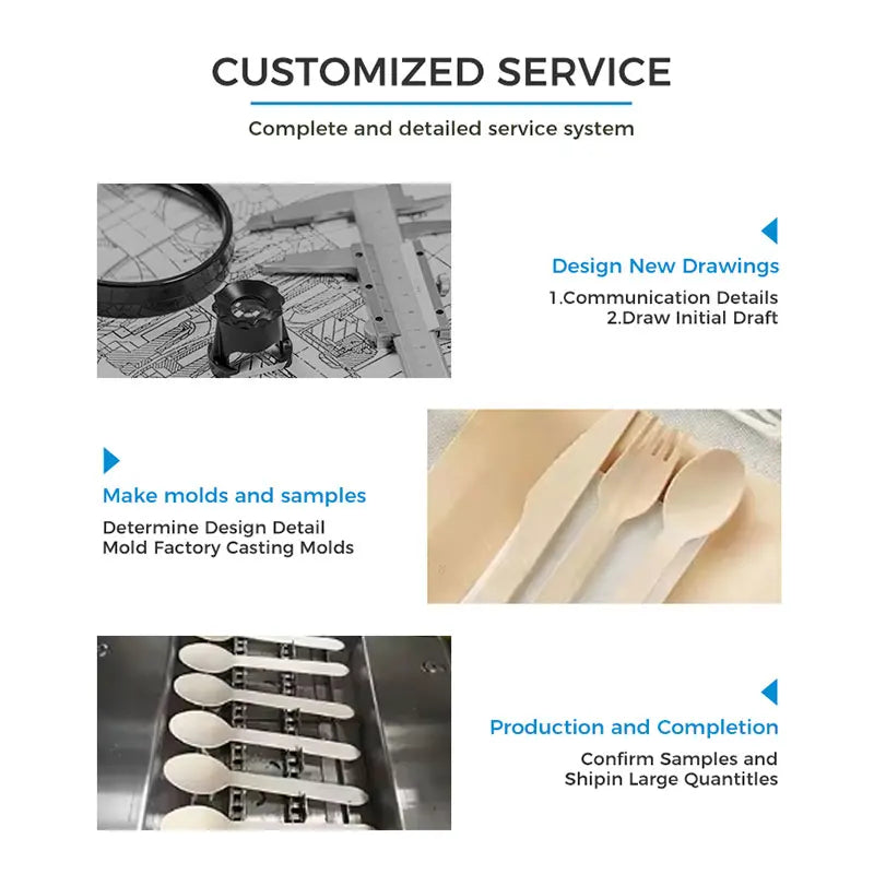 Birchwood Eco-Friendly Tableware Biodegradable Wooden Utensils Disposable Wooden Cutlery 165mm Wooden Knife in Bulk