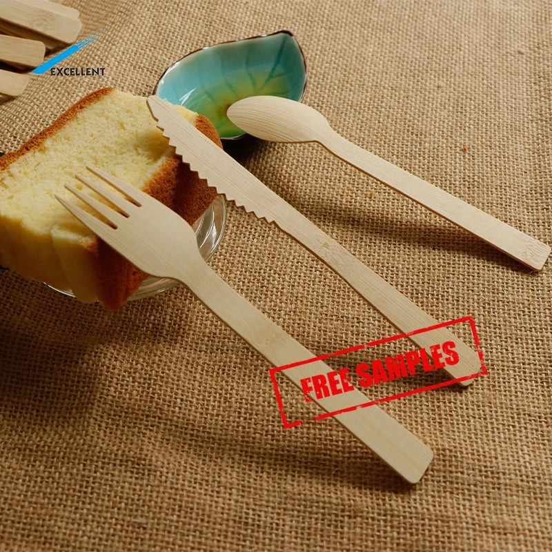 Special Price Bamboo Adult Cutlery Bamboo Spoon Fork Knife for Camping