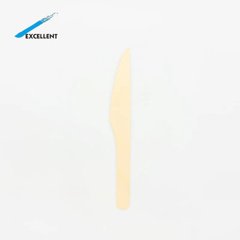 Cheap Price Degradable 165mm Eco Friendly Wooden Knife Disposable Biodegradable Wooden Tableware Disposable Wooden Knife